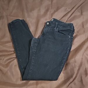 Old Navy the Rockstar Black Wash Stretch Skinny Jeans Size 8 Short